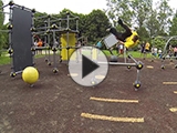 Parkour hřiště na Obecinách (Foto: Televize Zlín)