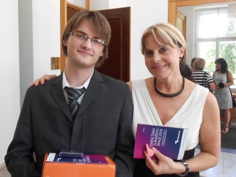 Jan Klvánek a Jarmila Minaříková (Foto: Zlin.cz)