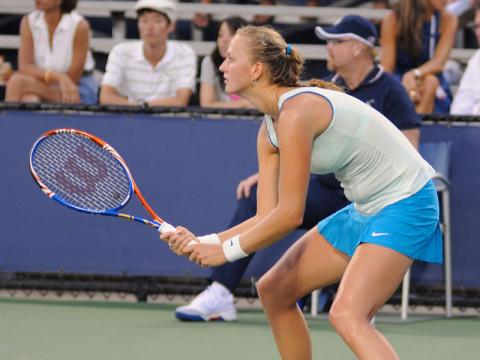 Kvitová na US Open 2010 (Foto: www.wikipedia.org)