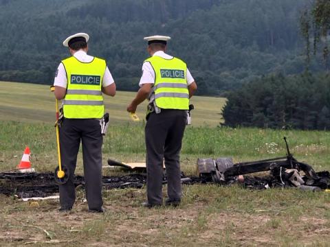 Na Zlínsku spadlo malé letadlo (Foto: Zlin.cz)