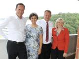 P. Calábek, A. Gajdůšková, S. Němeček a O. Sehnalová (Foto: KNTB)