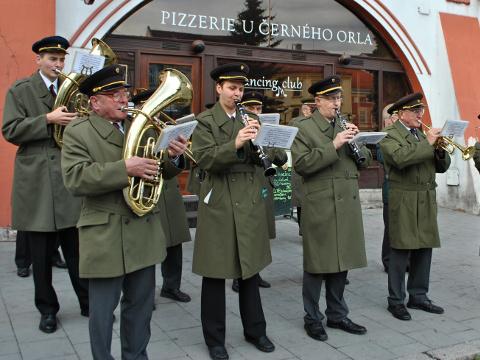 Dechová hudba města Valašské Meziříčí (Foto: MÚ Valašské Meziříčí)