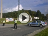 Policie uzavřela okolí skladu (Foto: Zlin.cz)