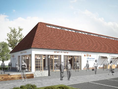 vizualizace Slovácké tržnice - Konírna (Foto: Skupina SYNOT)