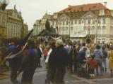 listopad 1989 Praha Staré Město (Foto: Wikimedia -  Piercetp)