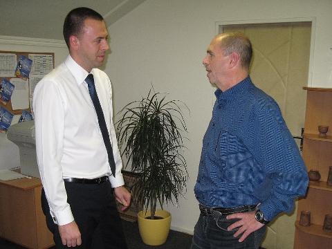 Milan Plesar a Bohumil Páník (Foto: FC Fastav Zlín)