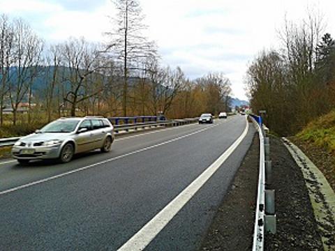 rekonstruovaný úsek silnice II/487 (Foto: ŘSZK)