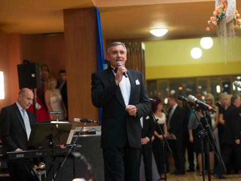 Jan Čenský na Reprezentačním plese Lázní Luhačovice