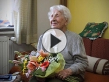 Vlasta Češková při oslavě svých 107 narozenin (Foto: Petr Zákutný)