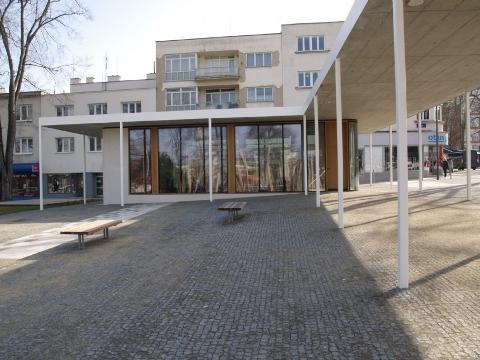 Předprodejna jízdenek DSZO v parku Komenského (Foto: MěÚ Zlín)