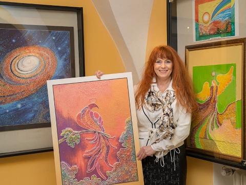 výstava obrazů Miriam Kocurkové-Rochové (Foto: www.mekvalmez.cz)