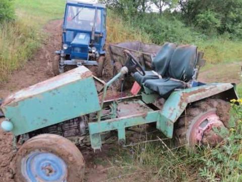 Z místa nehody (Foto: PČR, Územní odbor Uherské Hradiště)