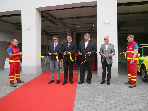 Slavnostní otevření nové záchranné stanice (Foto: Ludvík Valouch)