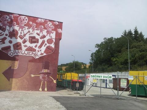Sběrný dvůr Valašské Klobouky (Foto: Město Valašské Klobouky)