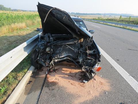 Z místa nehody  (Foto: Policie ČR)