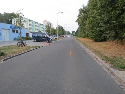 místo dopravní nehody (Foto: Policie ČR)