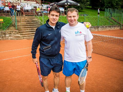 Vítězná dvojice Petr Sládek a Vlastimil Vajdák (Foto: Martin Úchvat)