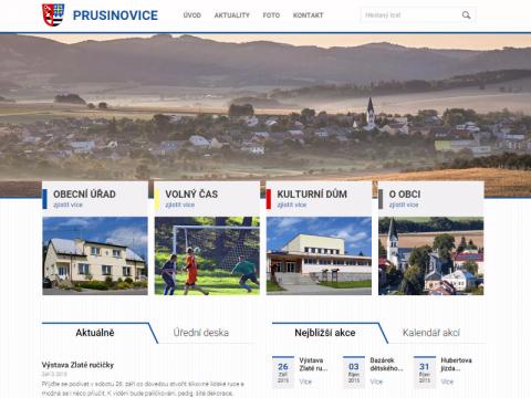 Nový web Prusinovic (Foto: Zlin.cz)