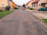Místo dopravní nehody (Foto: Policie ČR)