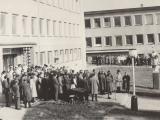Slavnostní otevření polikliniky v říjnu 1965 (Foto: MěÚ Valašské Klobouky)