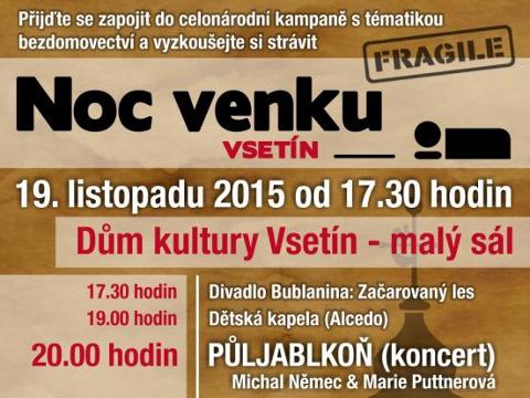 leták Noc venku (Foto: www.elimvsetin.cz)