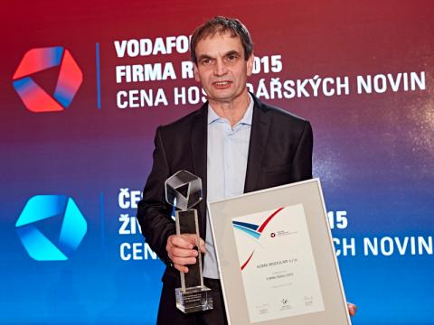 Zástupce KOMA MODULAR Stanislav Martinec (Foto: Firma roku / Živnostník roku)