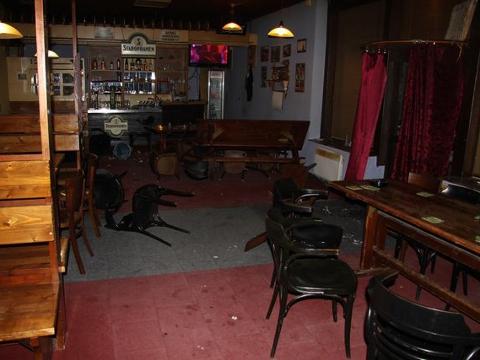 bar ve Zlíně na Jižních Svazích (Foto: Policie ČR)