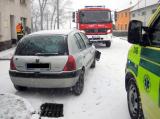 Při nárazu vozidla do domu byla zraněna řidička (Foto: HZSZLK)