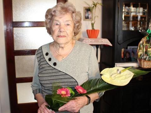 Blažena Kozáková (Foto: MěÚ Rožnov pod Radhoštěm)