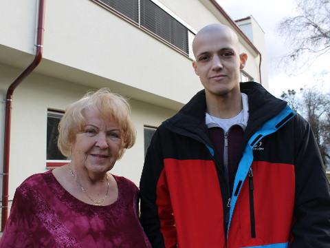 Zdena Wasserbauerová s Dennisem (Foto: Zlin.cz)