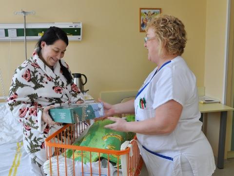 Kufřík pro rodiče (Foto: Uherskohradišťská nemocnice)