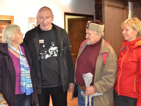 Muzeum řeznictví navštívil také hudební publicista Jiří Černý (Foto: MěÚ VM)