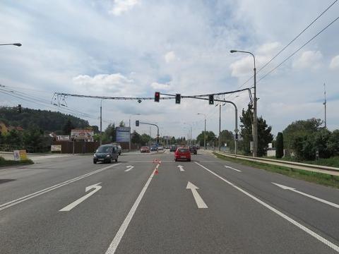Místo dopravní nehody (Foto: Policie ČR)