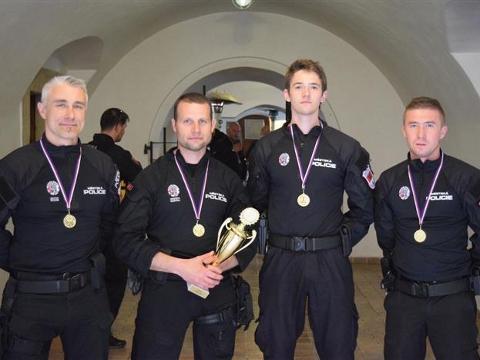 zleva: Pilař, Vašut, Křenek, Koláček (Foto: MěÚ Rožnov pod Radhoštěm)