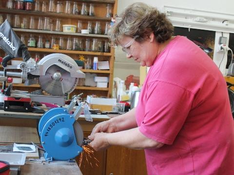 Věra Kajšová v akci (Foto: Zlin.cz)