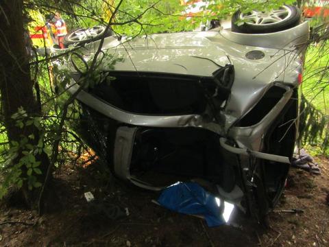 Nehoda u Oldřichovic (Foto: www.hzscr.cz)