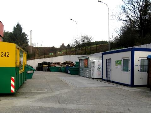Sběrný dvůr ve Valašských Kloboukách (Foto: MěÚ Valašské Klobouky)