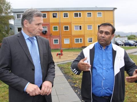 Starosta Jiří Čunek a správce Poschlé Marian Tulej (Foto: Adéla Kousalová)