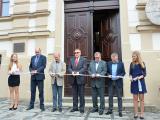Slavnostní otevírání zrekonstruovaného gymnázia (foto: město Uherský Brod)