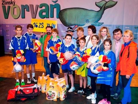 Vítězové ročníku 2015 ZŠ Zlín, Okružní (Foto: www.vorvan.zlin.cz)