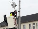 instalace vánočního osvětlení (foto:Otrokovice)