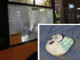 Poškozený trolejbus (foto: MHD Zlín)