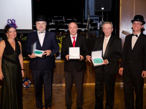 Jaroslav Baloušek, Oldřich Kupčík, Jaroslav Stavinoha (Foto: MěÚ Valašské Klobouky)