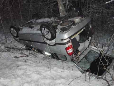 Nehoda u Mirošova (foto: HZS ZK)