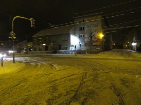 křižovatka na ulici Dlouhá v centru Zlína (Foto: Policie ČR)
