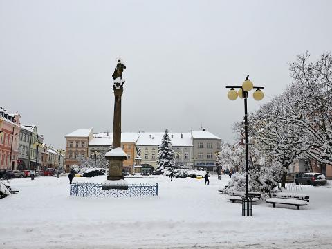 náměstí ve Valašském Meziříčí (Foto: MěÚ Valašské Meziříčí)