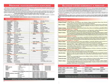 Rozpis (foto: město Valašské Meziřčí )