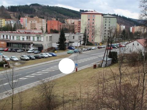 V těchto místech vznikne nová okružní křižovatka (Foto: MěÚ Vsetín)