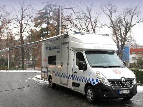 mobilní služebna MPZ (Foto: Městská policie Zlín)