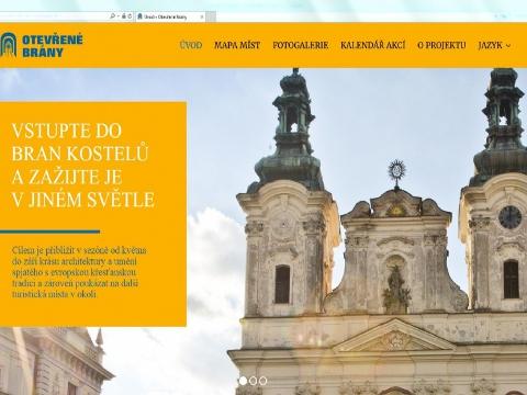 úvodní strana nového webu (Foto: otevrenebrany.cz)